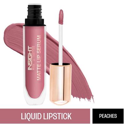 Insight Cosmetics Matte Lip Serum - Peaches 6 gm - Liquid Lipsticks