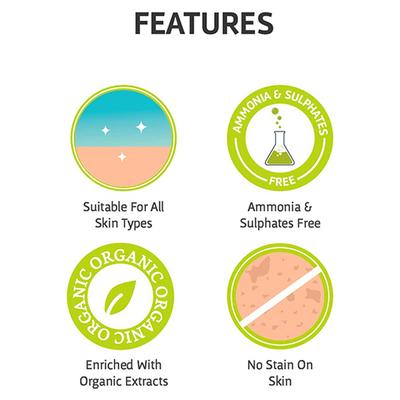 Bombay Shaving Company Natural Brown Black Beard Color Henna and Amla Long Lasting 60 ml - Beard Colour