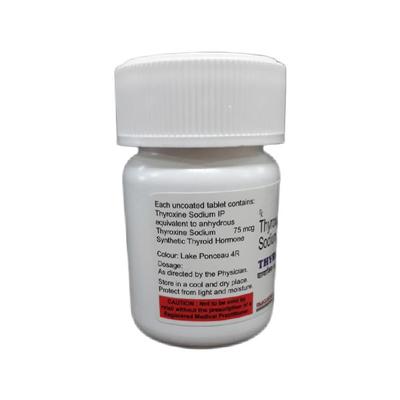 THYROX 75 Tablet 120's - Hypothyroidism