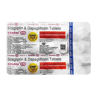 SITADAY D 10 Tablet 15's - Diabetes-Ant