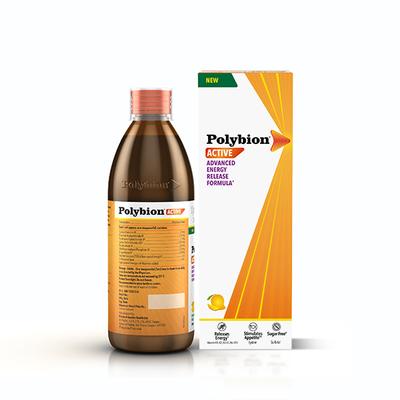 POLYBION ACTIVE SUGAR FREE MANGO FLAVOUR Syrup 300ml - Supplements-Vam