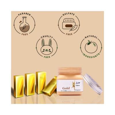 Jeva Gold Brightening and Radiance Face and Body Cream 380 ml - Lotions & Creams