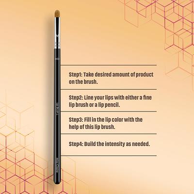 Miss Claire M32 - Lip Brush (L) (Chrome) 1's - Lip Brush