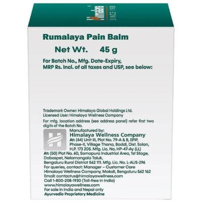 Himalaya Rumalaya Pain Balm Strong - Mint 45 g - Balm/Ointments
