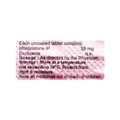 Mifiact 25mg Tablet 10'S - Uterus Conditions-Dut