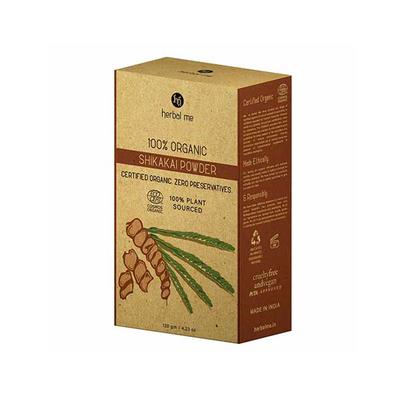 Herbal Me Shikakai Powder - 100% Certified Organic - 120gms - Powder