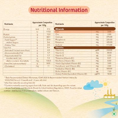 Nestle Cerelac Stage 2 (8 Months+) Powder - Wheat Apple Cherry 350 gm (Refill Pack) - Baby And Infant Supplements