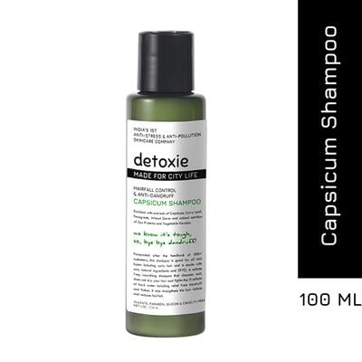 Detoxie Anti-Dandruff and Flake Relief Capsicum Shampoo 100 ml - Shampoos