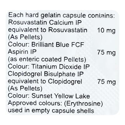 Rxtor Gold 10mg Capsule 10'S - High Cholesterol-Dys