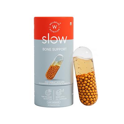 WellbeingNutritionSlowBone Support Capsule Men & Women BoneandJoint Vitamin Supplements - Vital Health