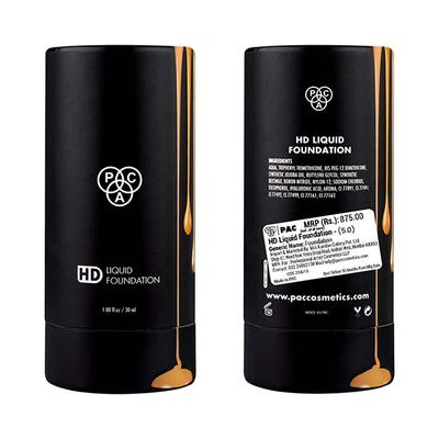 Pac HD Liquid Foundation 5.0 Flawless Finish Buildable Coverage Formula Lasts Upto 12 Hours 30ml - Foundation