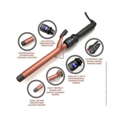 Alan Truman Gold Ceramic Curler - 22 mm 1's - Rollers & Curlers