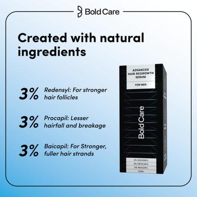 Bold Care Advanced Hair Regrowth Serum For Men 30 ml - Hair Serums