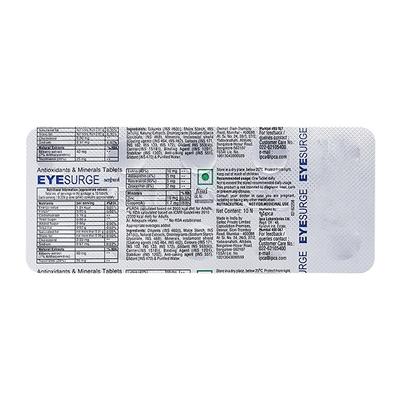 Eyesurge Tablet 10'S - Supplements-Vam