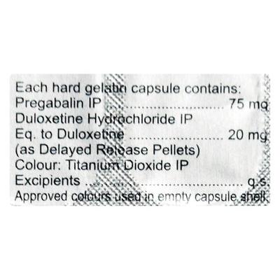 NOVA D 75 Capsule 10's - Neuropathic Pain-Dru