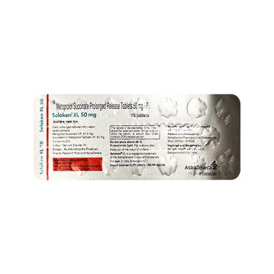 Seloken XL 50mg Tablet 15'S - Hypertension-Bet