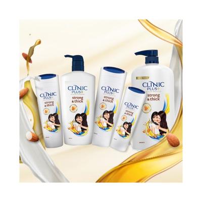 Clinic Plus Strong& Extra Thick Shampoo with Milk Protein and Almond Oil 1000 ml - Shampoos
