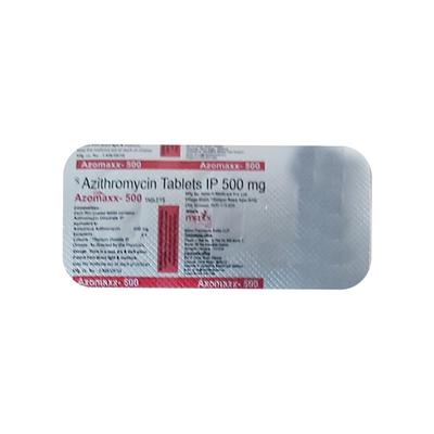 AZOMAXX 500 Tablet 3's - Bacterial Infections-Mac