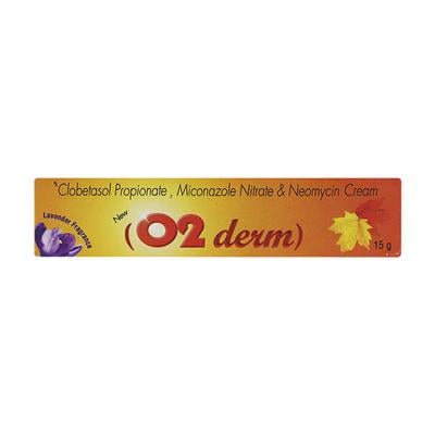O2 Derm New Lavender Fragrance Cream 15gm - Skin Infections-Toc
