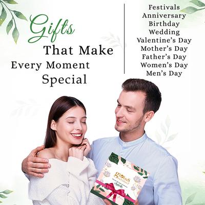 Globus Naturals Red Wine Festive Glow Gift Box - Face Wash 75gm, Peel Off Mask 100gm, Facial Kit 40gm and Body Wash 100gm, Rose Toner 100ml 1's - Makeup Kits & Sets