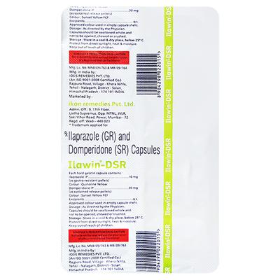 ILAWIN DSR Capsule 10's - Ulcer/Reflux/Flatulence-Aaa