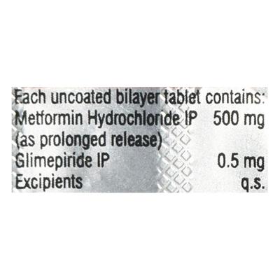 Gemer 0.5mg Tablet 10'S - Diabetes-Ant