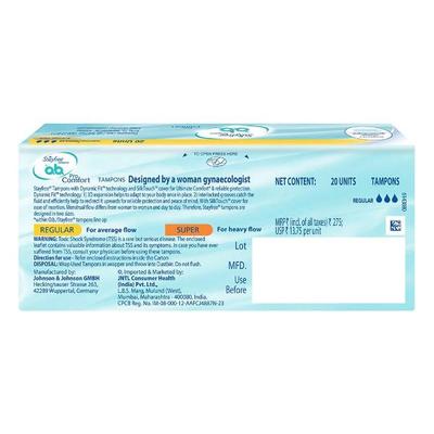 Stayfree Tampons By Ob Pro Comfort Pads 20's - Sanitary Napkins