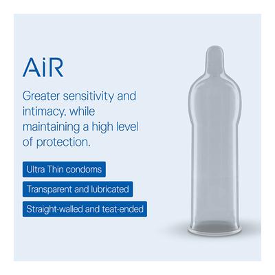Durex Condoms - Air 10's - Plain/Flavoured Condoms