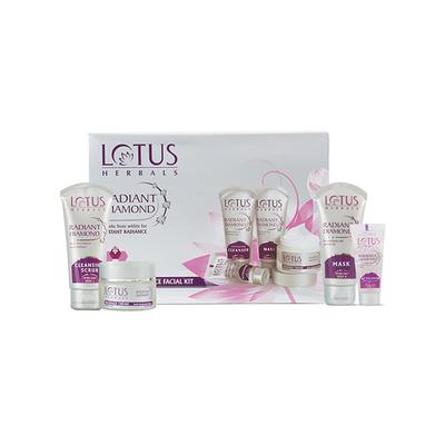 Lotus Herbals Radiant Diamond Cellular Radiance 5 In 1 Facial Kit 1's - Facial Kits