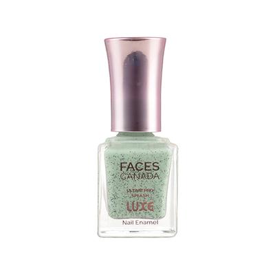 Faces Canada Ultime Pro Splash Luxe Nail Enamel - Mint Chocochip (L62) 12 ml - Nail Polish