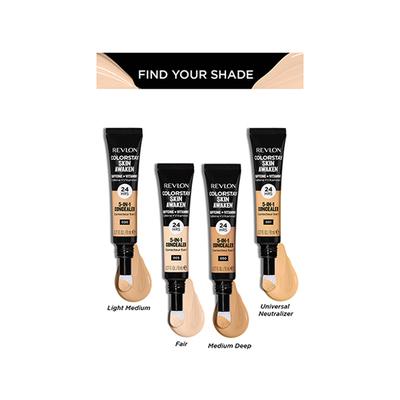 Revlon Colorstay Skin Awaken Caffeine + Vitamin C 5-In-1 Concealer 24 Hrs - Universal Neutralizer 001 8ml - Concealer