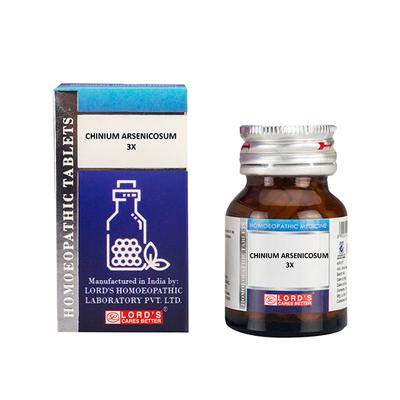 Lord's Trituration Chinium Ars 3X Tablet 25 gm - Bio-Chemic