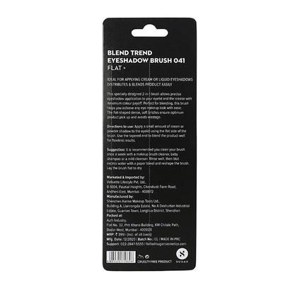 SUGAR Cosmetics Blend Trend Eyeshadow Brush - 041 Flat - Eyeshadow, Bases & Primers