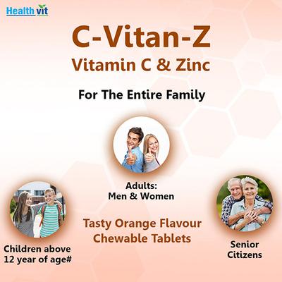 Healthvit C-Vitan-Z Tablet 60's - Multi-Vitamins