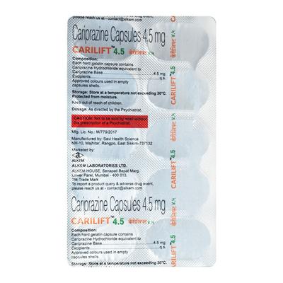 CARILIFT 4.5 Capsule 10's - Schizophrenia-Aps
