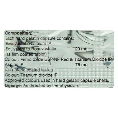 NOVASTAT ASP 20 Capsule 10's - Blood Clot-Ant