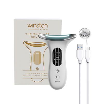Winston Rechargeable Skin Lifting Device with 3-Color LED Therapy and Vibrational Modes 250 gm - Massagers
