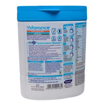 Vidavance Nutrition Supplement Powder for Diabetes & Pre-Diabetes Jar - Chocolate Flavour 200 g - Protein Drink