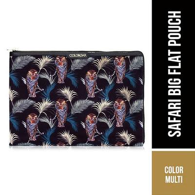 Colorbar Safari Big Flat Pouch - Multi 1's - Makeup Bags & Cases