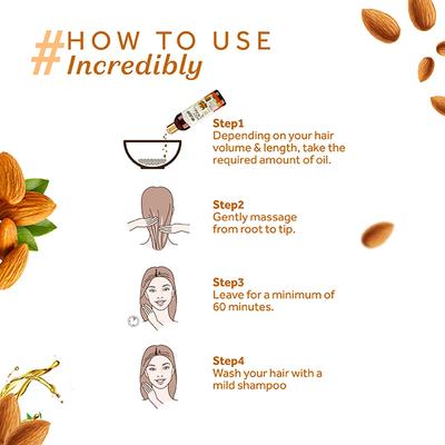 Atulya Sweet Almond Oil 100 ml - Hair Lotions & Tonics