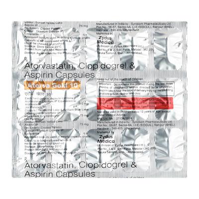 ATORVA GOLD 10mg Capsule 15's - Blood Clot-Ant