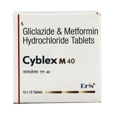 Cyblex M 40mg Tablet 15'S - Diabetes-Ant