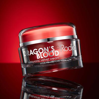 Rodial Dragon's Blood Hyaluronic Velvet Cream-Glow, Plump & Hydrate with Hyaluronic Acid & Squalane 50 ml - Face Moisturizers