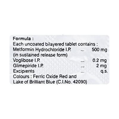 Glyciphage Vg2 Tablet 10'S - Diabetes-Ant