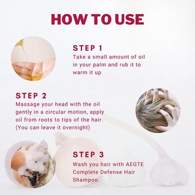 Aegte Premium Onion Hair Oil 100 ml - Hair Oils