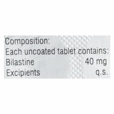 BELATIN 40 Tablet 10's - Allergies-Ant