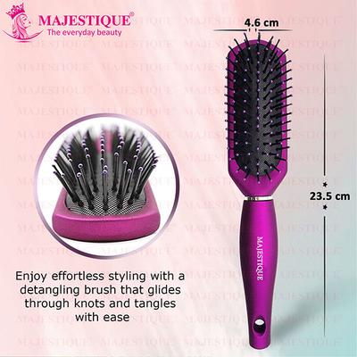 Majestique Purple Series Style Enhancer Hair Brush for Shaping and Defining 1's - Hair Brushes