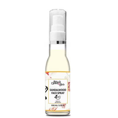 Mirah Belle - Sandalwood Face Spray - Healing & Removing Blemishes - Paraben and Alcohol Free 100 ml - Face Mists