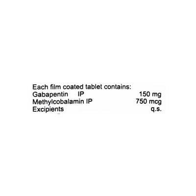 Gabarich 150mg Tablet 10'S - Neuropathic Pain-Dru
