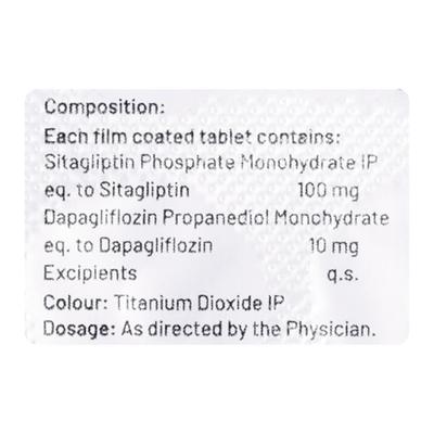 SITAPAZ D 100/10 Tablet 10's - Diabetes-Ant